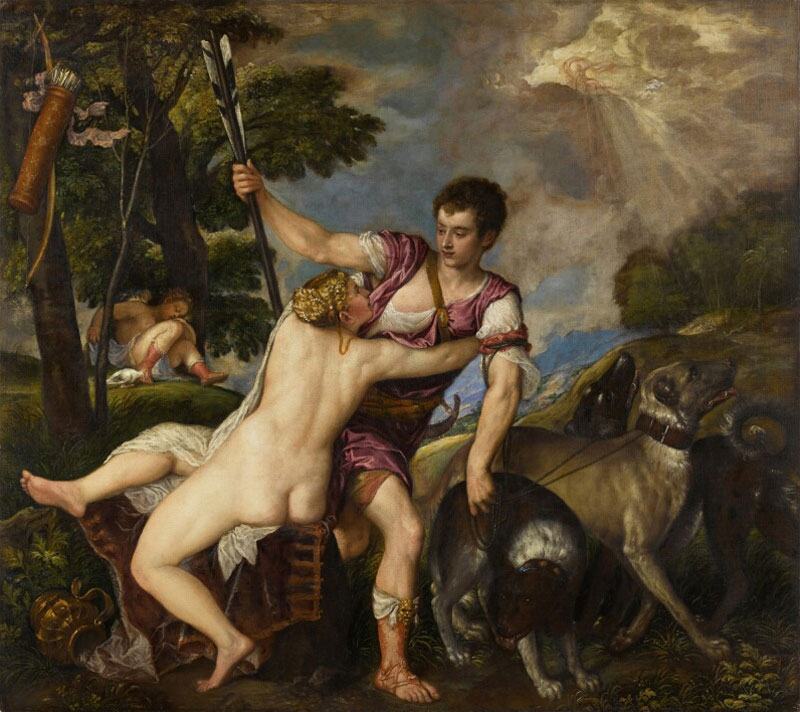 Titian - Venus and Adonis - Lausanne version