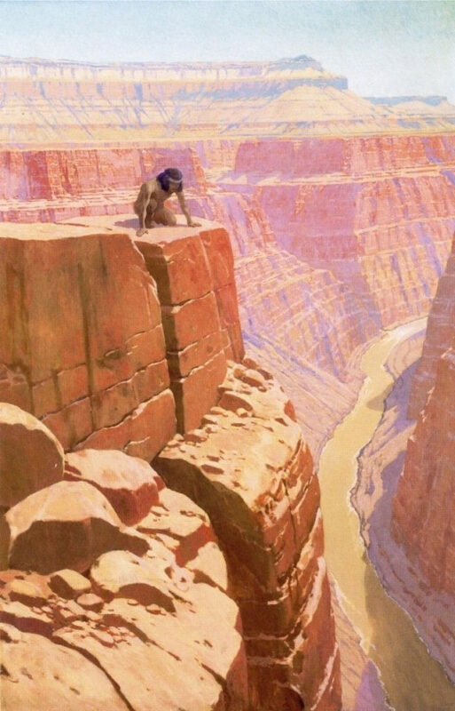 Fernand Lungren - In the Abyss Grand Canyon - 1896