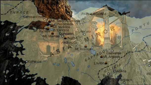 El sistema de almenaras de Gondor está basado en el que existió en Anatolia en el s.IX.